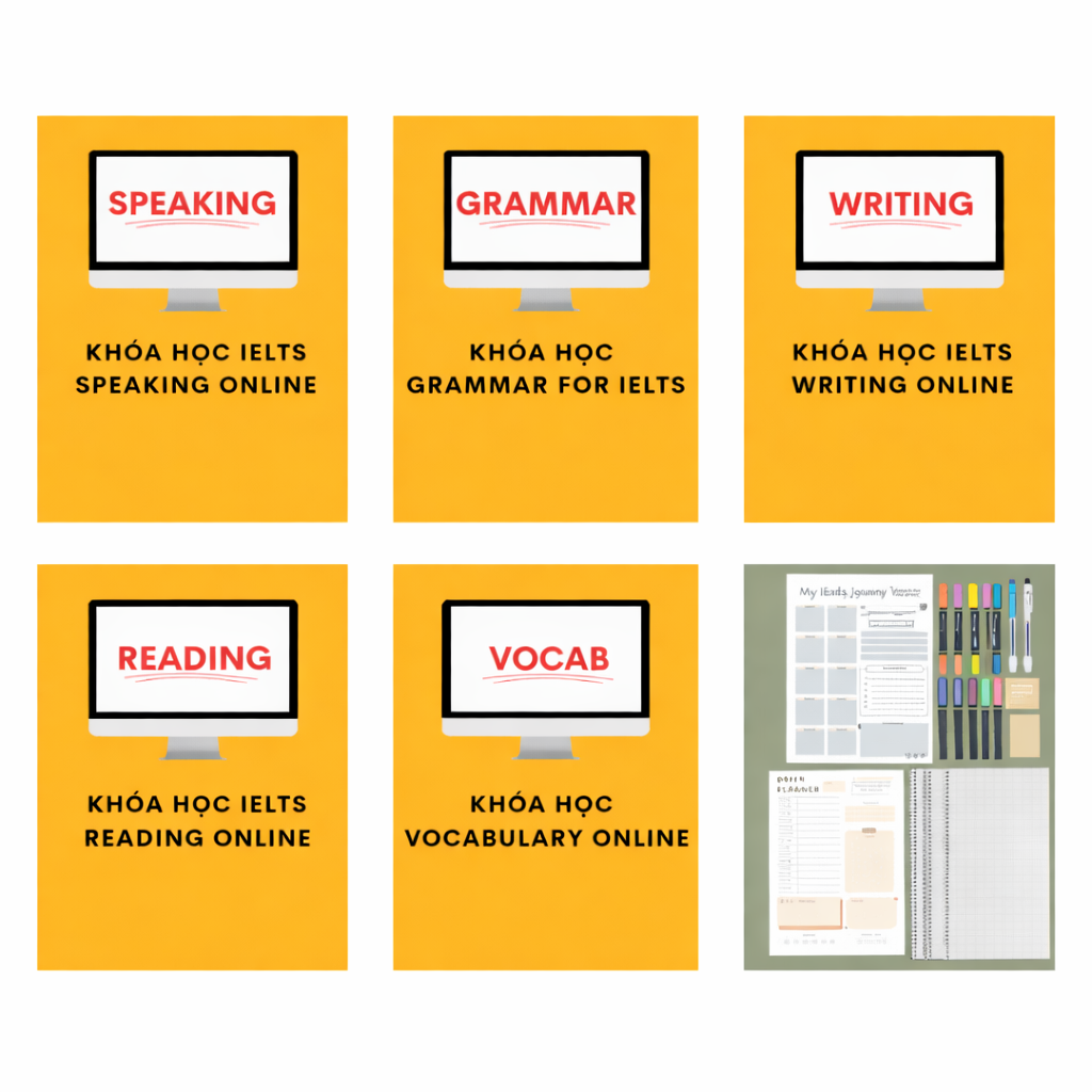 Combo 6 Khóa Học IELTS Online