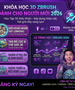 Khóa Học 3D Zbrush Dành Cho Người Mới 2026