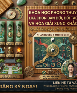 Khóa học Phong thủy lựa chọn bạn đời đối tác và hóa giải xung khắc