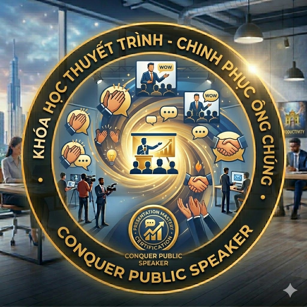 Thuyết Trình Chuyên Nghiệp – Gây Ấn Tượng, Chinh Phục Mọi Khán Giả