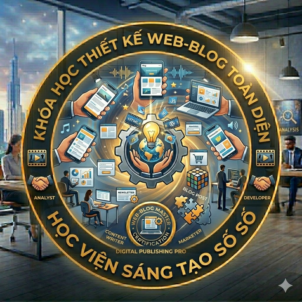 Web & Blog Chuyên Nghiệp – Xây Dựng Nội Dung, Tạo Lập Thương Hiệu Cá Nhân
