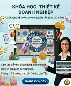 Khóa Học Thiết Kế Doanh Nghiệp Để Cất Cánh – Xây Nền Tảng Vững, Bứt Phá Tăng Trưởng